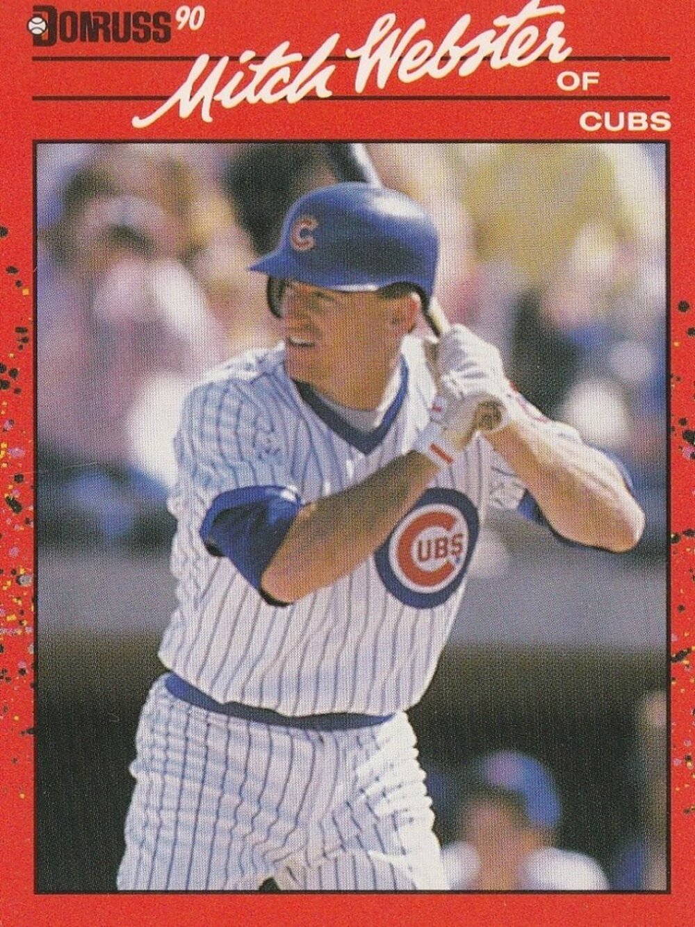 Mitch Webster - Donruss 90 Baseball Card